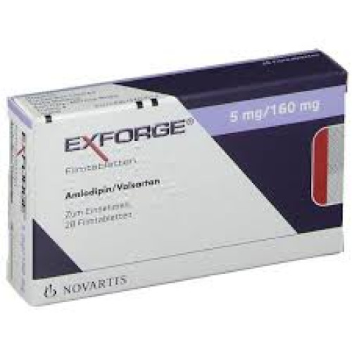 Exforge 5/160mg Amlodipine + Valsartan